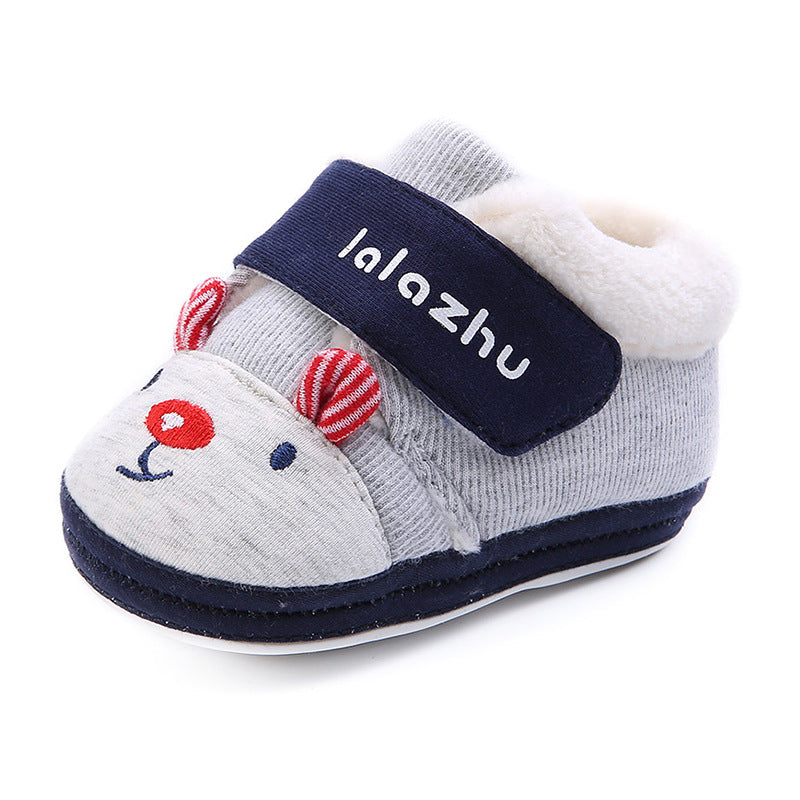 The Perfect First Step: Baby Cotton Soft Sole Shoes